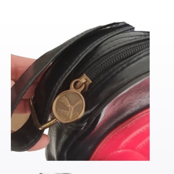 VINTAGE PUMA CROSSBODY in blue and red, Puma on front - Picture 4 of 5